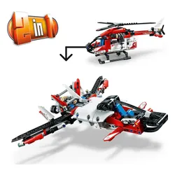 Конструктор Lego Technic спасательный вертолет (42092)