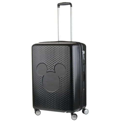 Walizka średnia poszerzana Samsonite Mickey Pixel - black