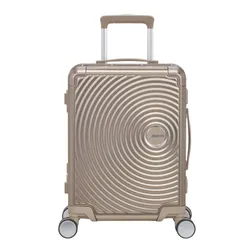 Walizka mała American Tourister Soundbox Alu - bronze