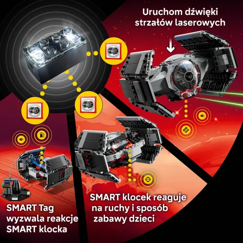 LEGO 75421 Star Wars SMART Play Myśliwiec TIE Dartha Vadera