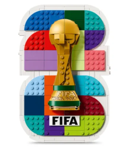 LEGO 43032 Editions Football Oficjalne logo FIFA World Cup 2026