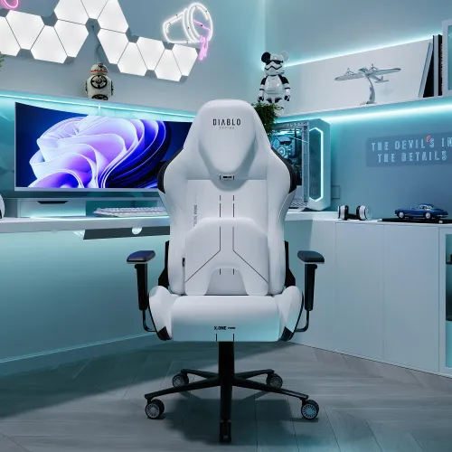 Fotel DIABLO CHAIRS X-One 2.0 Prime Biało-czarny