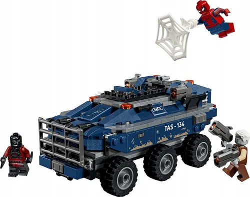 LEGO Spider Man 76349 Pościg Spider-Mana za więźniarką, zestaw klocków 8+