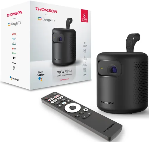 Projektor THOMSON PG35B 4K UHD (3840 x 2160), 350 ANSI lumen, Wi-Fi, Bluetooth