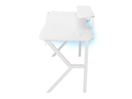 Biurko Genesis Holm 320 RGB 120cm Biały