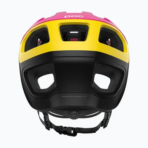 Kask rowerowy POC Cularis Pure rhos red matt/citrine yellow matt