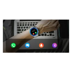 Smartwatch IMIKI Xplorer Oyster Srebrno-niebieski