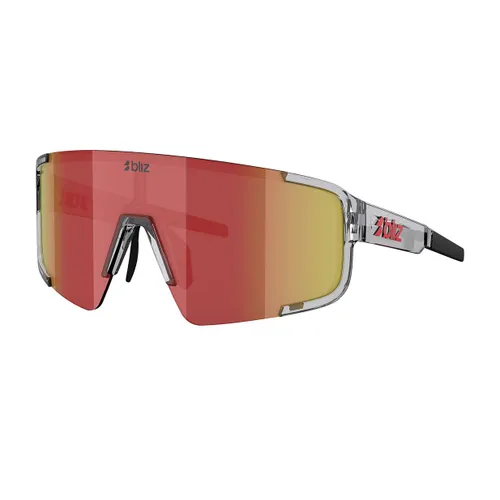 Okulary przeciwsłoneczne Bliz P003 transparent dark grey/brown red multi