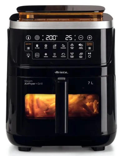 Frytkownica beztłuszczowa Ariete 4636/00 AirFryer & Steam 1700W 7l