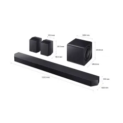 Soundbar Samsung HW-Q990F 11.1.4 Wi-Fi Bluetooth AirPlay Chromecast Dolby Atmos