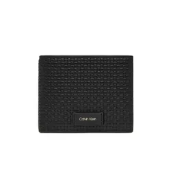 Кошелек Calvin Klein Embossed Woven Billfold с отделением для монет LV04D1125G