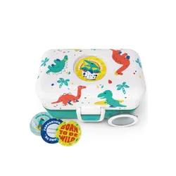 Lunchbox dziecięcy do szkoły Monbento MB Tresor - blue / dino