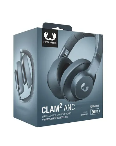 Беспроводные наушники Fresh ' N Rebel Clam 2 ANC Over Ear Dive blue