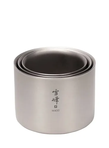 Kubek termiczny Snow Peak Titanium Double Wall M400 Stacking Mug