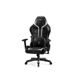 Fotel Diablo Chairs X-Ray 2.0 Small do 90kg Skóra ECO Czarno-biały