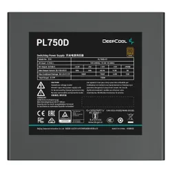 Zasilacz DEEPCOOL PL750D 750W 80 Plus Bronze