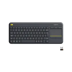 Klawiatura membranowa Logitech Wireless Touch Keyboard K400 Plus Szary