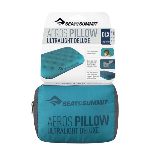 Poduszka Sea to Summit Aeros Ultralight Deluxe - aqua