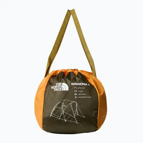Namiot kempingowy 4-osobowy The North Face Wawona 4P light exuberance orange/ timber tan/ new taupe green