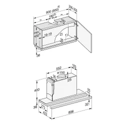 Okap Miele DAS 4920 Stal szlachetna