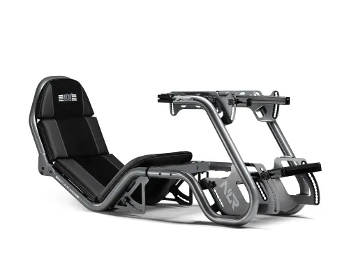 Fotel Next Level Racing NLR-R002 F-GT Pro Formula And Gt Racing Simulator Cockpit Grey Edition Wyścigowy do 150kg Skóra ECO