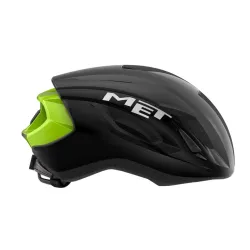 Kask rowerowy MET Strale czarno-żółty