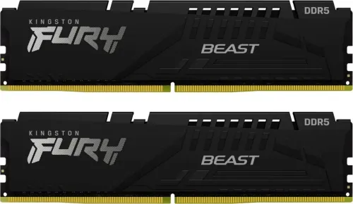 Pamięć RAM Kingston FURY Beast DDR5 64GB (2 x 32GB) 5200 CL40 Czarny