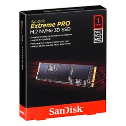 Dysk SSD SanDisk Extreme PRO 1 TB M.2 2280 PCI-E x4 Gen3 NVMe (SDSSDXPM2-1T00-G25)