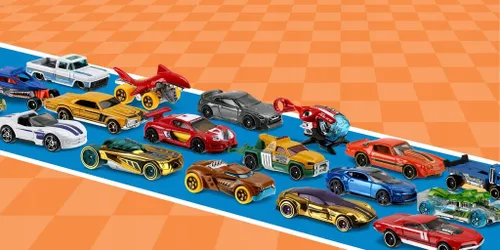 Hot Wheels Zestaw 40 Samochodzików Autka 1:64 Mattel Wielopak Prezent