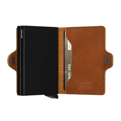 RFID Secrid Twinwallet Perforated Cep Cüzdanı-cognac