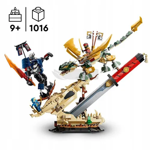 LEGO Ninjago 71871 Bitwa o Smocze Ostrze, zestaw klocków 9+