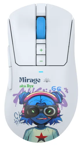 Myszka gamingowa A4tech Bloody R73 Ultra Duo Nyx Mirage Biały