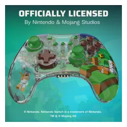 Геймпад PDP REALMz Minecraft Steve Forest Biome к к Nintenк Switch Беспроводной