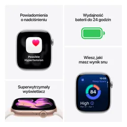 Apple Watch 11 GPS + Cellular 42mm koperta z tytanu (naturalny) + bransoleta mediolańska (naturalny)