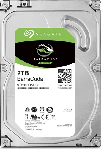 Dysk Seagate BarraCuda 2TB 3.5" SATA III (ST2000DM008)