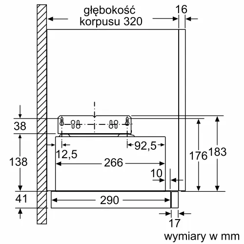 Okap Bosch DFL063W57 Srebrny