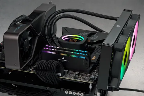 Pamięć Corsair Dominator Platinum RGB, DDR5, 32 GB, 5600MHz, CL36 (CMT32GX5M2X5600C36)