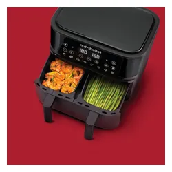 Air Fryer Frytkownica beztłuszczowa NUTRIBULLET Twin Drawer NBA081B 8l z podwójnym koszem