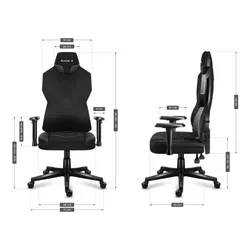 Fotel HUZARO Combat 6.2 RGB Czarny