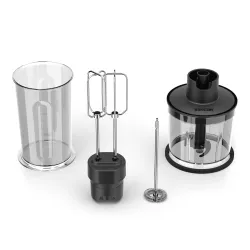 Blender Sencor SHB 5610RS 1500W Rozdrabniacz Końcówka do ubijania Spieniacz do mleka