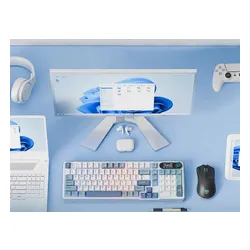 Klawiatura ROYAL KLUDGE RK-S98 Chartreuse Switch Biało-niebieski