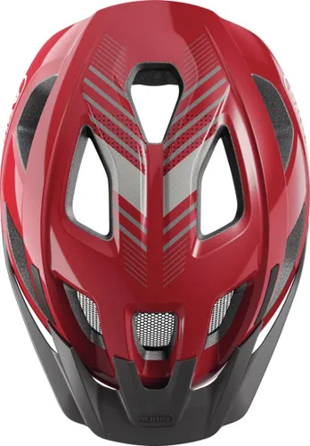 Kask rowerowy ABUS Aduro 3.0 Blaze Czerwony Miejski (rozmiar L)