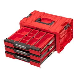 Skrzynia na narzędzia QBRICK Drawer 3 Toolbox Expert Pro Red Ultra HD