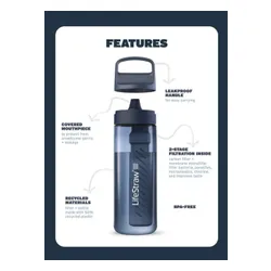 Butelka filtrująca LifeStraw Go 2.0 0,65 l - laguna teal