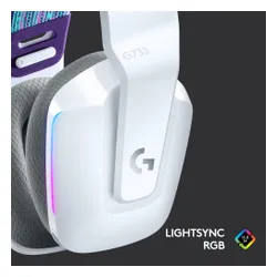 Наушники геймерские / игровые Logitech G733 Lightspeed Белый (981-000883)