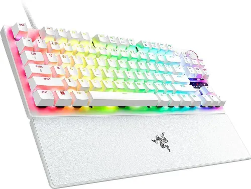 Klawiatura opto-mechaniczna Razer Huntsman V3 Pro Tenkeyless Analog Gen2 Biały