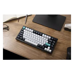 Klawiatura KEYCHRON Q1 Max Wireless Switch Gateron Jupiter Banana Czarno-biało-niebieski