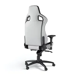 Fotel Noblechairs EPIC White Black Gamingowy do 120kg Skóra ECO Biało-czarny