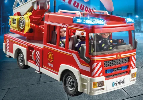 Playmobil 9463 merdivenli itfaiye aracı