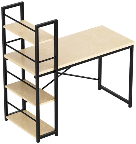 Biurko gamingowe MARK ADLER Leader 4.0 Brązowo-czarny